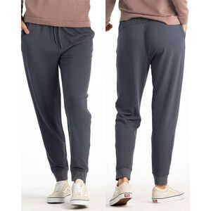 Free Fly women’s NWT Bamboo Lightweight Fleece Joggers Storm Cloud
